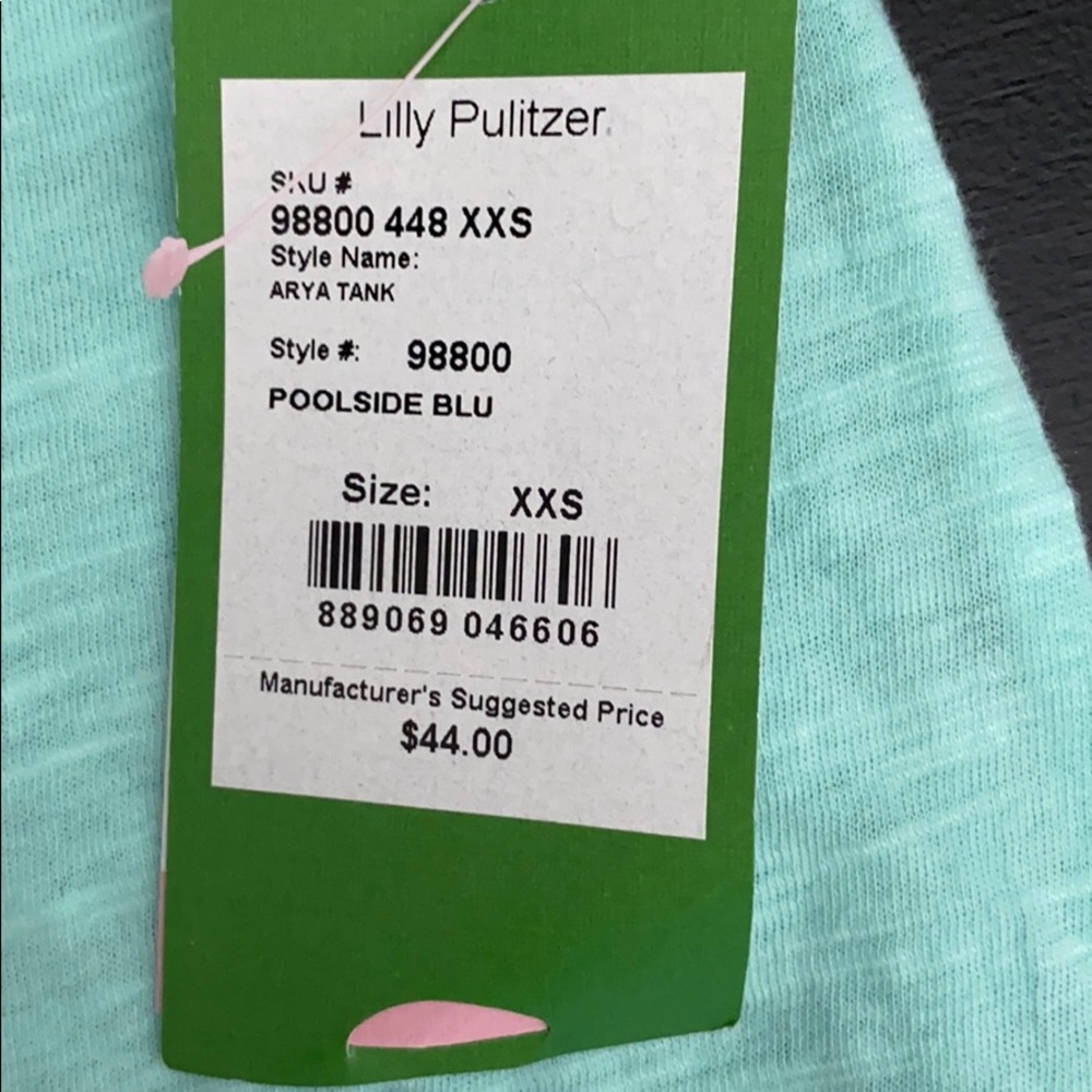 Lilly Pulitzer Arya tank Poolside Blue